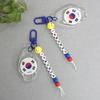 2 Pieces) Korean Flag Whistle Woongwon Keyring Accessory Bag Hanger Group Cheering Tool Sports Day Athletic Meet Gift for Foreigners
