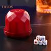 1 Set Dice Cup with Base 5 Dot Dice Heavy Duty Manual Shaker Cup Adults Family Night Bar Party Gambling Drinking Board Game Casino Equipment