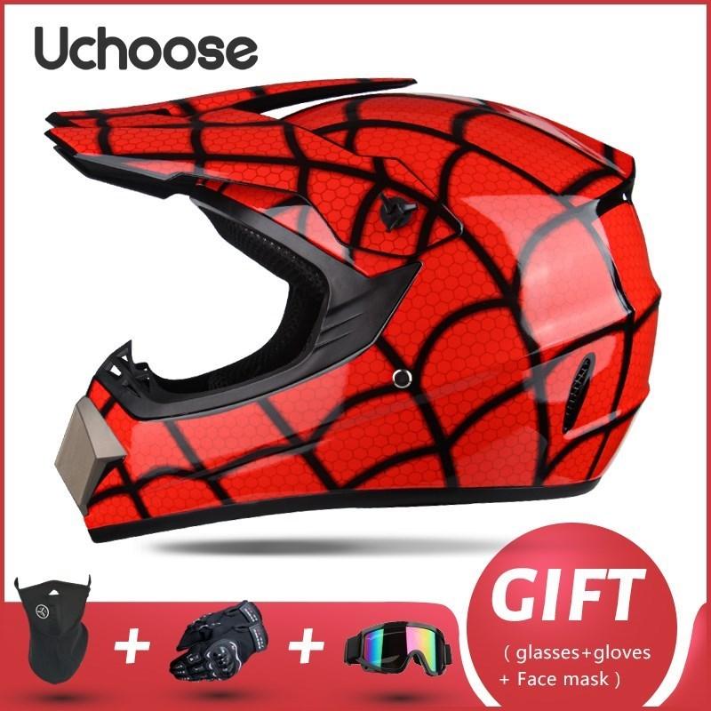 Professional Motorcycle Helmet Off-road Helmet Downhill DOT Racing Motocross Casque Moto Helme3 Free Gift Suitable For Kid