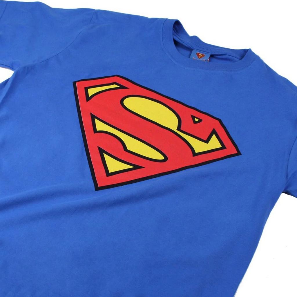 SUPERMAN Mens Logo Cotton T-Shirt