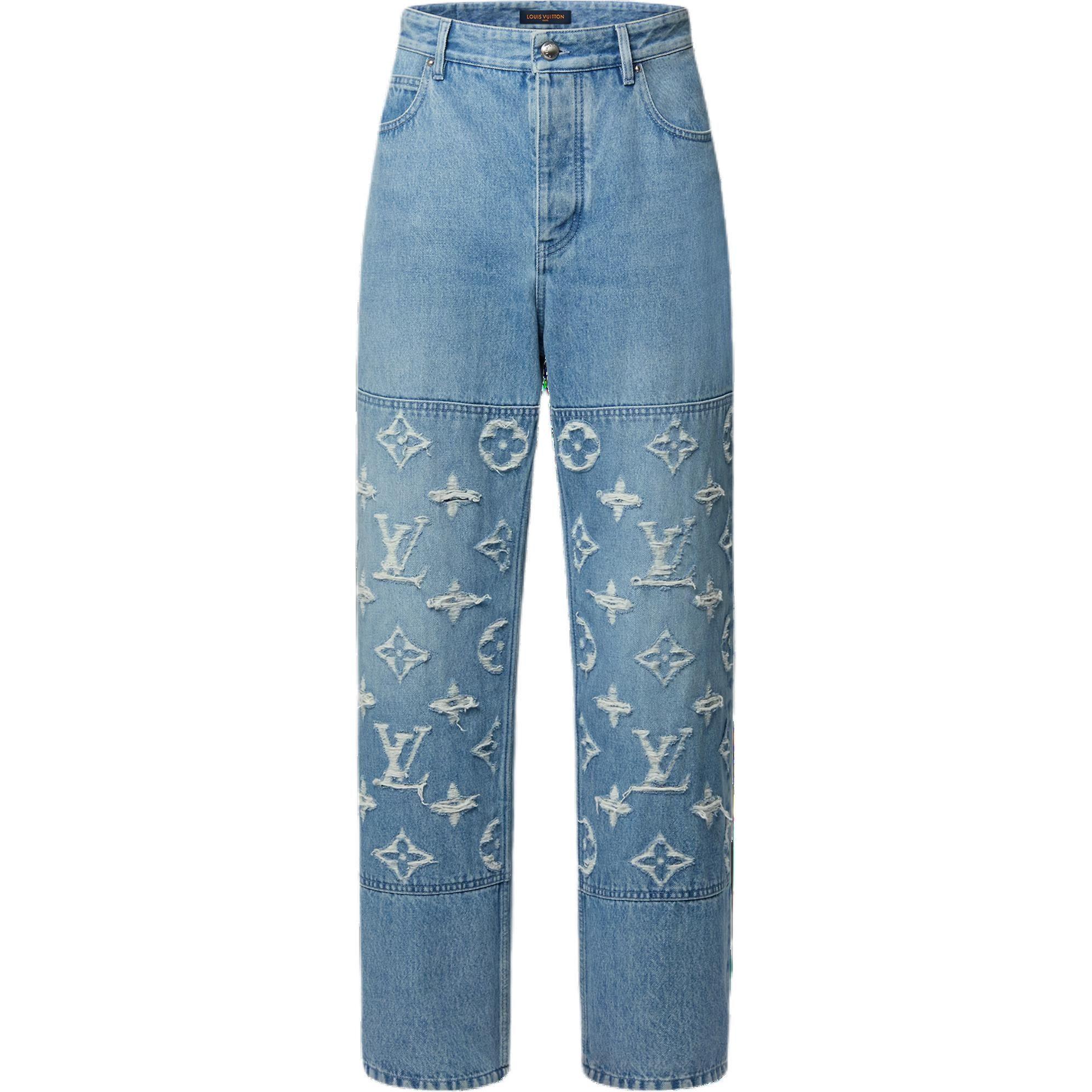 LOUIS VUITTON Džinsa Skateboard Džinsi 1AGIV9