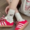 Cartoon Bear Embroidery Socks Spring And Autumn Idea Yarn Versatile Long Pile Socks Casual Versatile