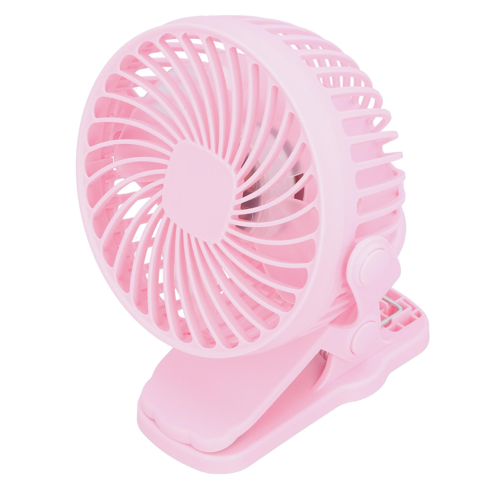 W‑06 USB Fan Portable Desktop Rechargeable Low Noise Handheld Electric Clip Fan