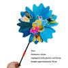Glitter 3D Butterfly Dance Cartoon Petal Windmill Standing Lawn Flower  Outdoor Party Picnic Decor