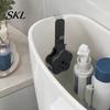 Cleaning Tablet Dispenser for Toilet Tank Holder, Adjustable Hanging Controlled Dispenser, with Rustproof Bleach Storage Basket Hook, Plastic Carrier