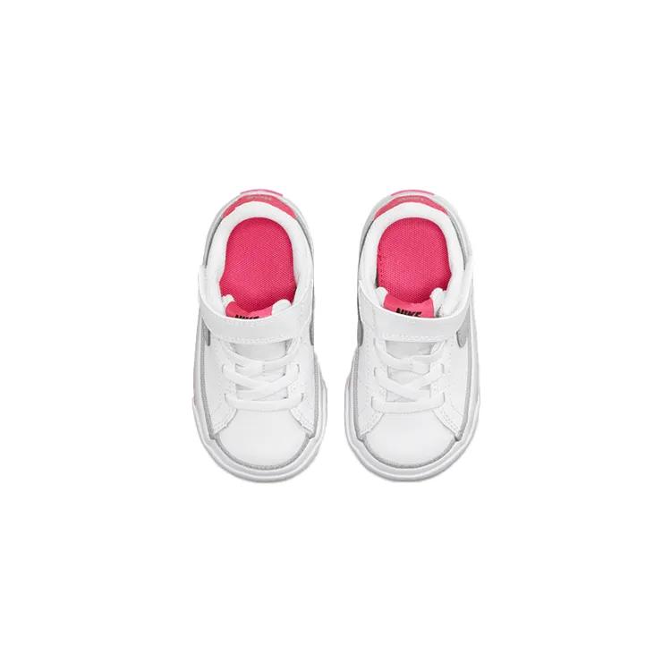 Nike Court Legacy Toddler 'White Pink Prime Light Smoke Grey' (Unisex) White / Pink Prime / Kumquat / Light Smoke Grey Toddler Shoes DA5382 111