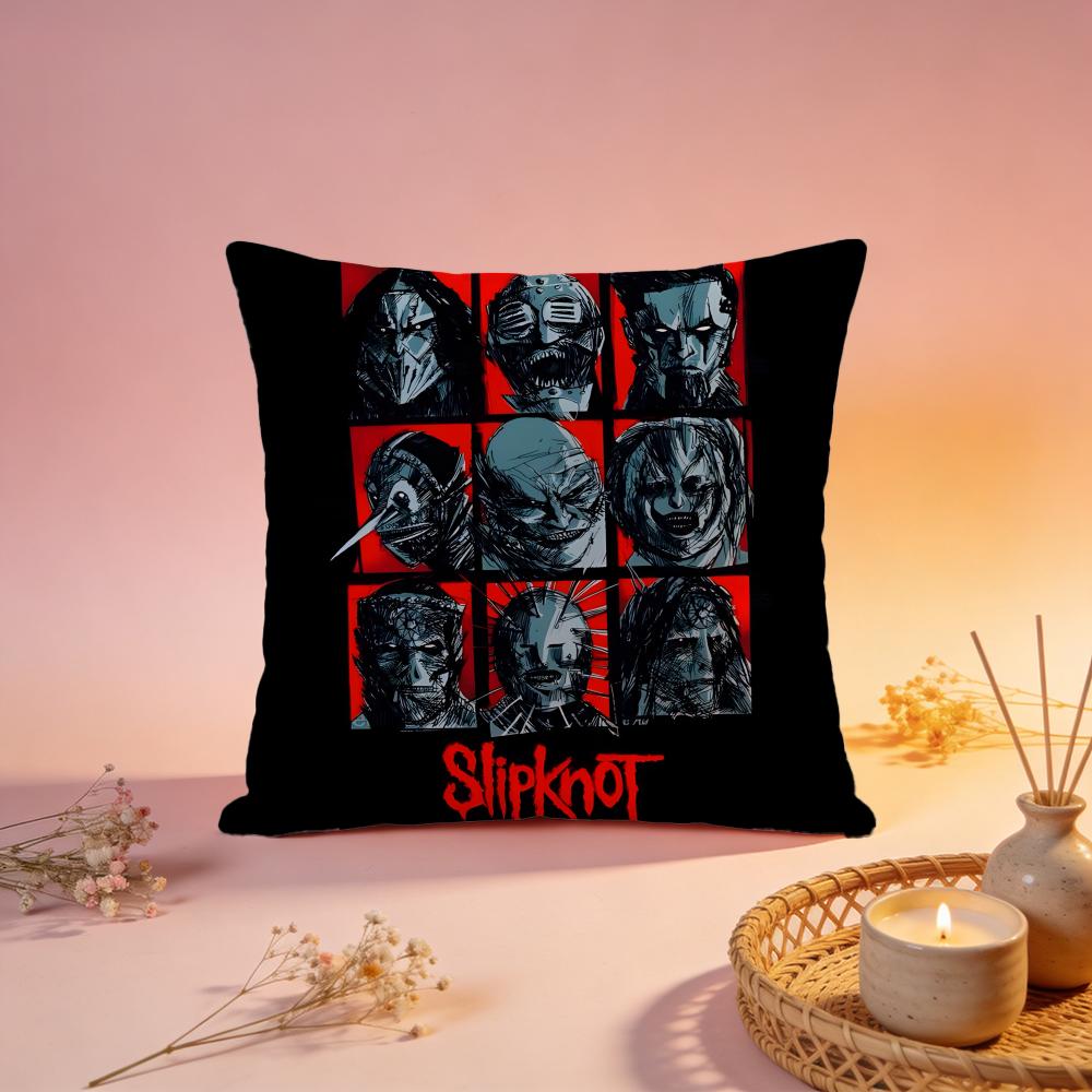 Fashion SSlipknotful Cushion Cover Comfortable Durable Pillow Cover MultiScene for Home Office Car Sofa
