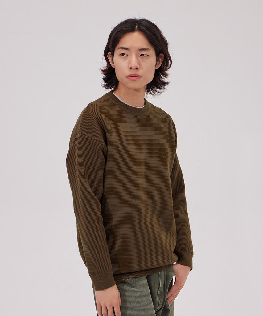 MAKEITTO Daily Viscose Crewneck Knit_Brown