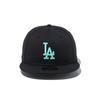 ERA 59Fifty Blue Tint Logo Los Angeles Dodgers Black