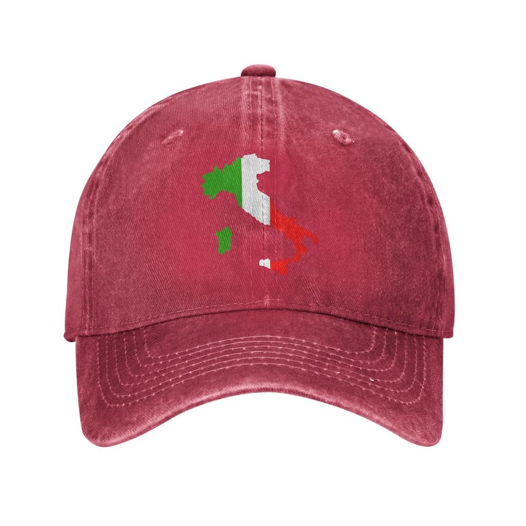 Italy Italian Flag Casual Baseball Cap Outdoor Gym Trucker Hat Summer High Quality Unisex Adult DIY Print Snapback Cap