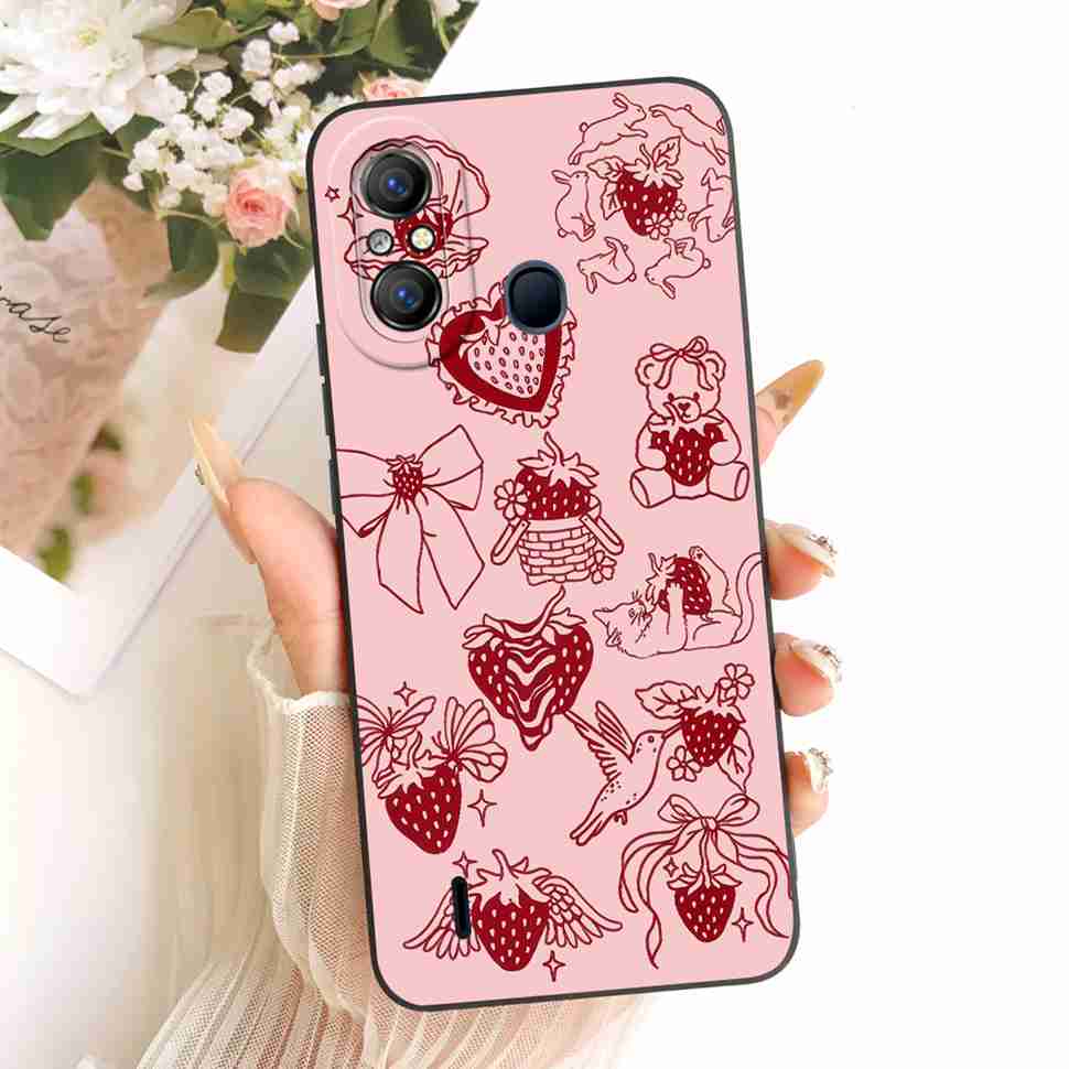 For Itel A58 Case Itel A49 Cover Petty Butterfly Shockproof Phone Case For Itel A58 ItelA49 Back Cover Soft Silicone Fundas