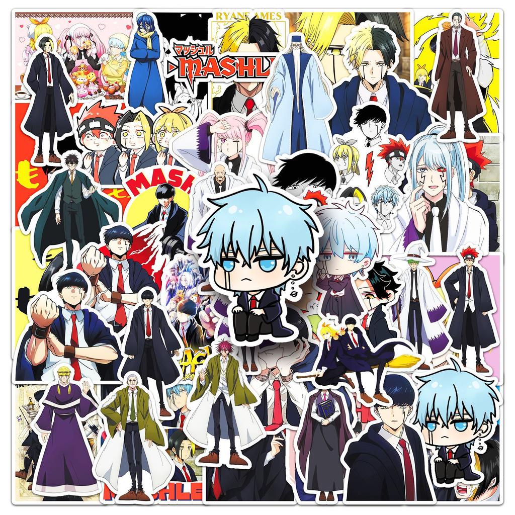 50 Physical Magic Make Matthew Graffiti Stickers Cartoon Japanese Comic Decorative Mobile Phone Case Water Cup Stickers