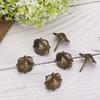 20Pcs Sofa Bubble Nail Vintage Thicken 4-Leaf Clover Pattern Decorative Fasteners 20 X 22mm