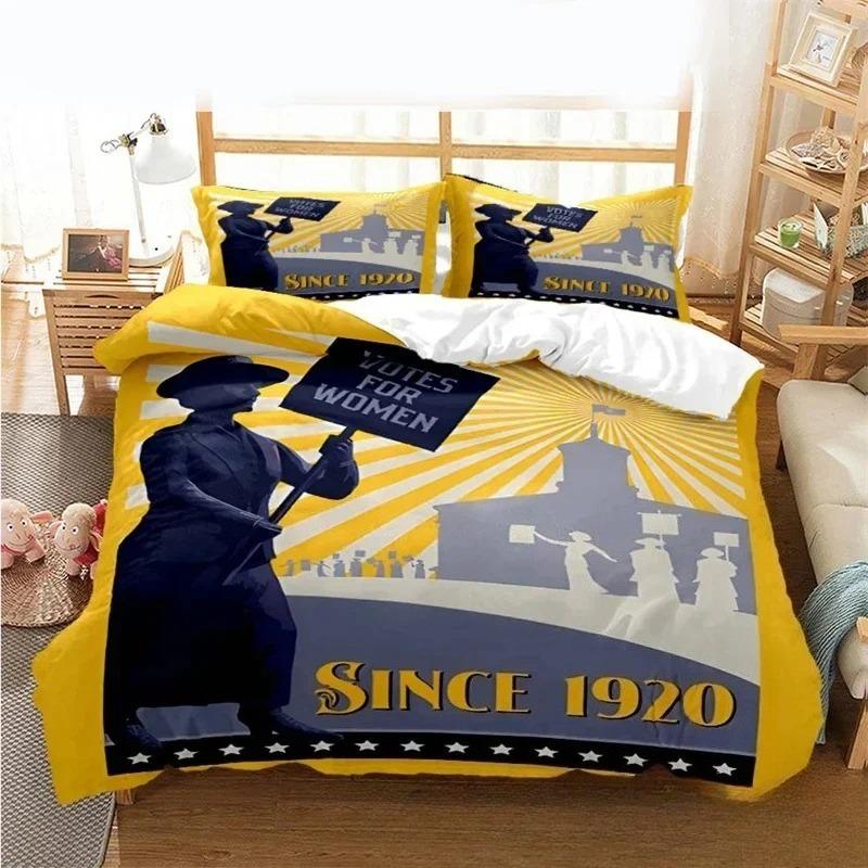 3D Print 1920 Zeta Phi Beta Society Bedding Set Double Twin King Duvet Cover Comforter Pillowcase Boys Girls Adults Bedroom