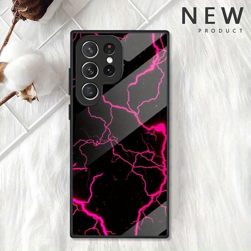 Meninis žaibo vielos rašto dizaino telefono dėklas S26ULTRA S25 S24 S24PLUS S23 S22 S21PROS20+ A36 A56