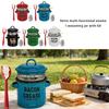 652F Enamel Bacons Grease Storage Container Jar with Strainer And Silicone Spatula Tool For Flavor Preserving Fat Keeper Box