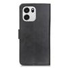 For iPhone Air PU Leather Case with Strap Phone Cover Stand Side Magnetic Button Design