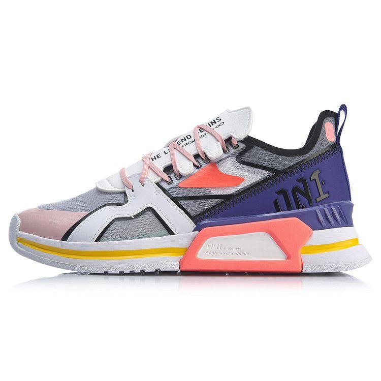 

Li Ning 001 Низкие повседневные туфли Женская обувь AGLP022-1