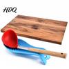 Kitchen Countertop Protector Silicone Spoon Rest for Countertop Heat Resistant Spatula Holder Ladle with Non-Slip Bump Design & Hanging Hole Modern