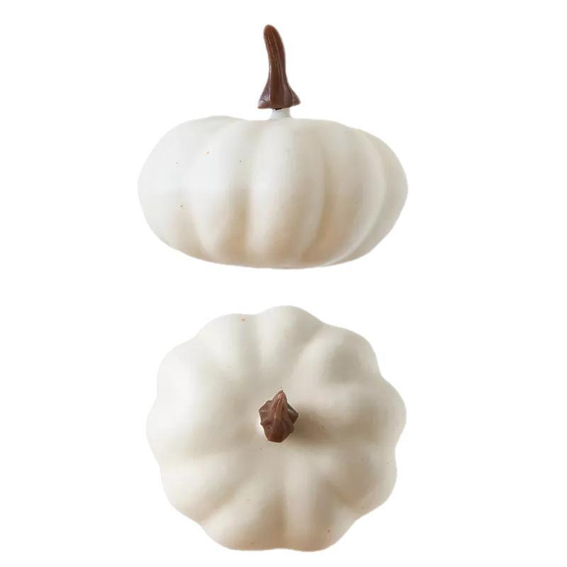 1/9 Pezzi Halloween Zucca Artificiale Mini Zucca Finta Materiale Plastico Oggetti di Scena di Simulazione Oggetti Decorativi del Raccolto Autunnale
