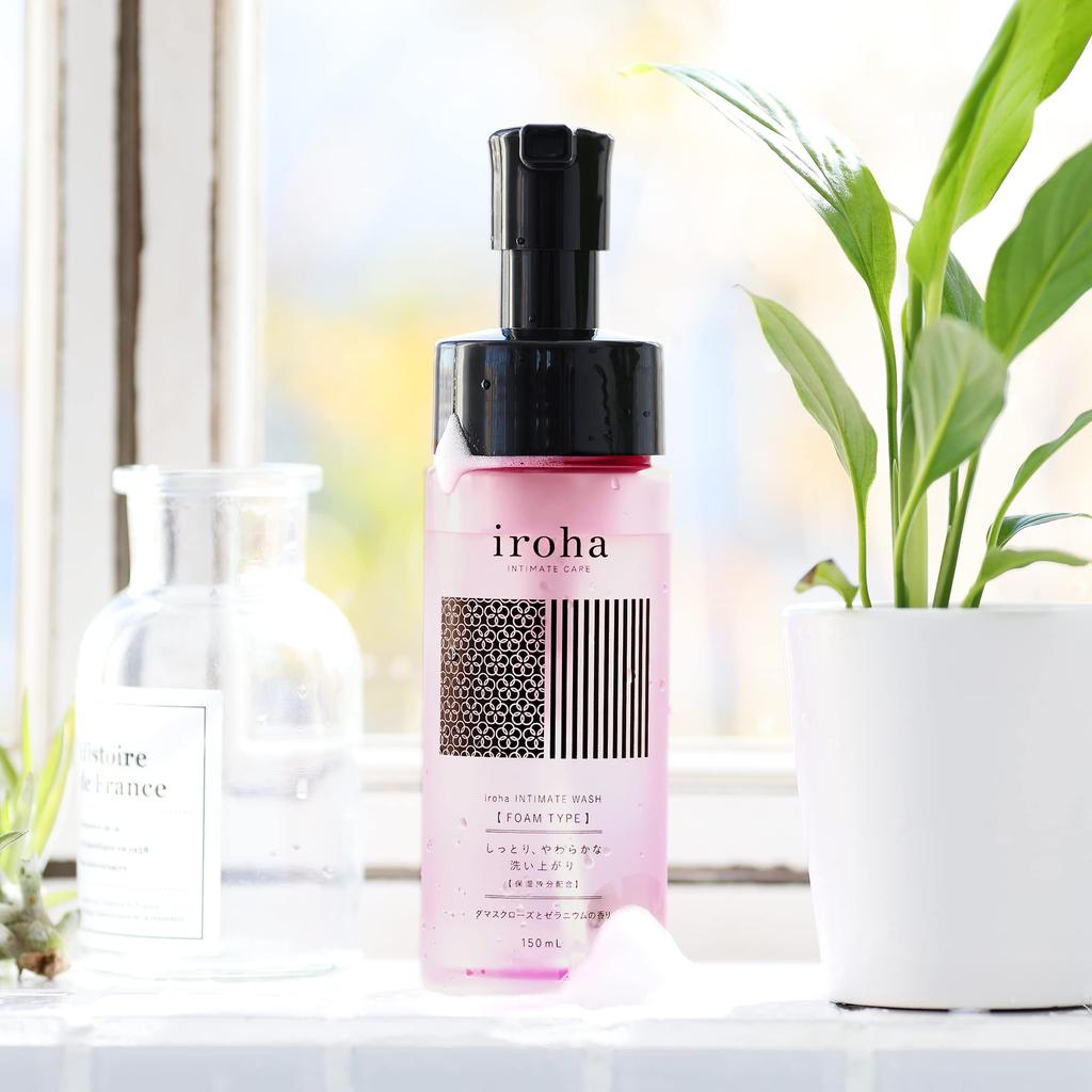 Iroha Iroha Delicate Zone Soap Intimate Wash Damask Rose and Geranium Scent Foam Type [Foam Type]