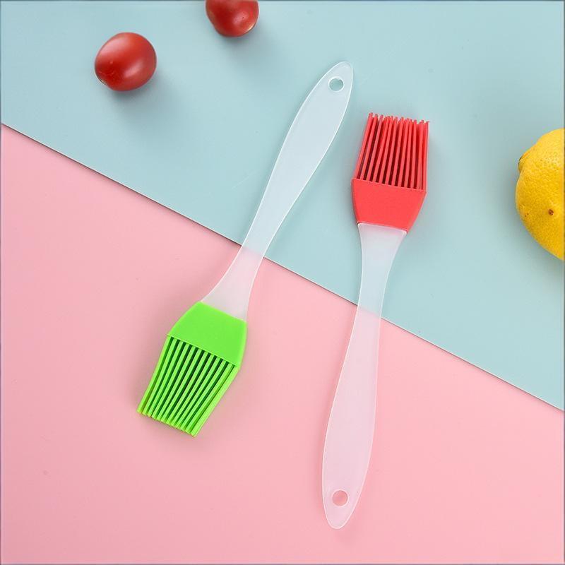 Silicone Oil Brush Small Barbecue Brush Household Kitchen Baking Pancake Oil Brush Tool High Temperature Resistant No Hair Drop