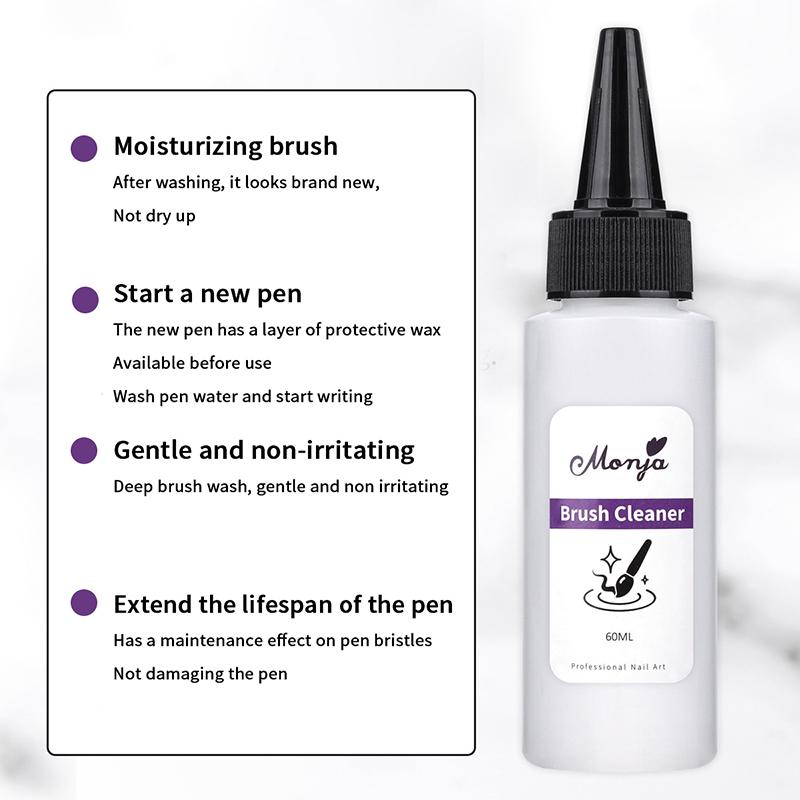Nail Brush Cleanser Liquid Remover Acrylic Uv Gel Polish Quick Degreaser Professional Manicure Care Cleaning Tool 30/60Ml
