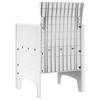 Garden Chair with Cushion 2 Pcs White 53 X 49 X 85 Cm Polypropylene