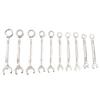 Precision Craftsmanship 10pcs Combination Spanner Set with Metric/SAE Wrenches