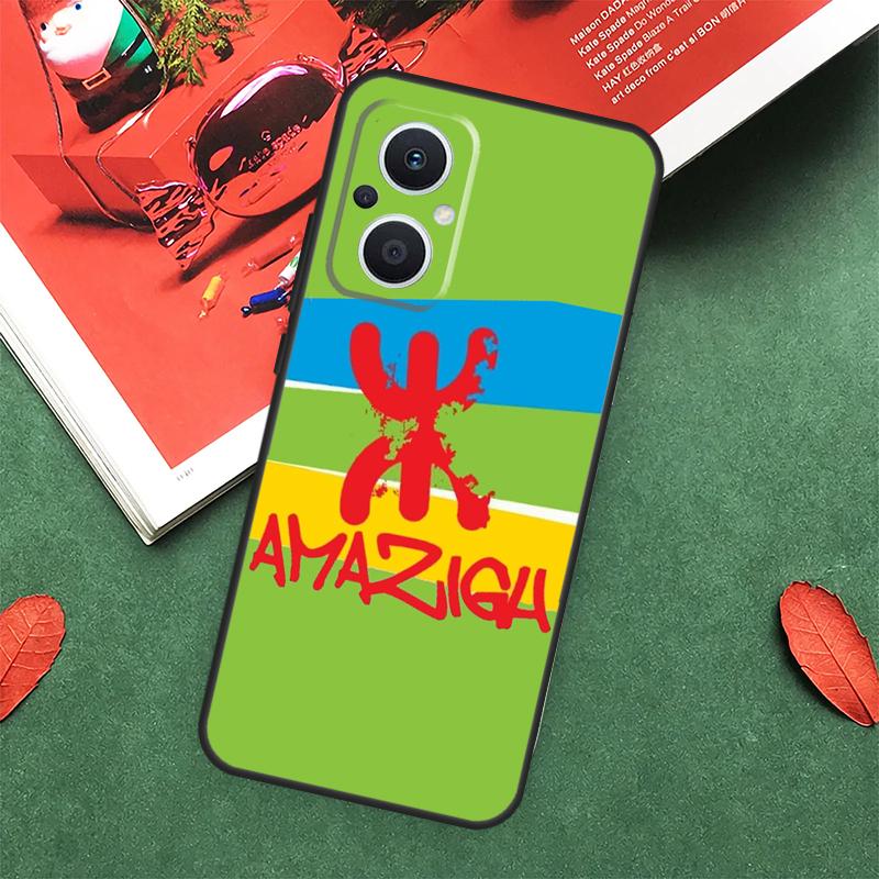 Amazigh Flag Case For OPPO Reno 7 8 Lite 8T 10 11 12 13 Pro 12F 13F 14F OPPO Find X8 X6 X5 X9 Pro Cover