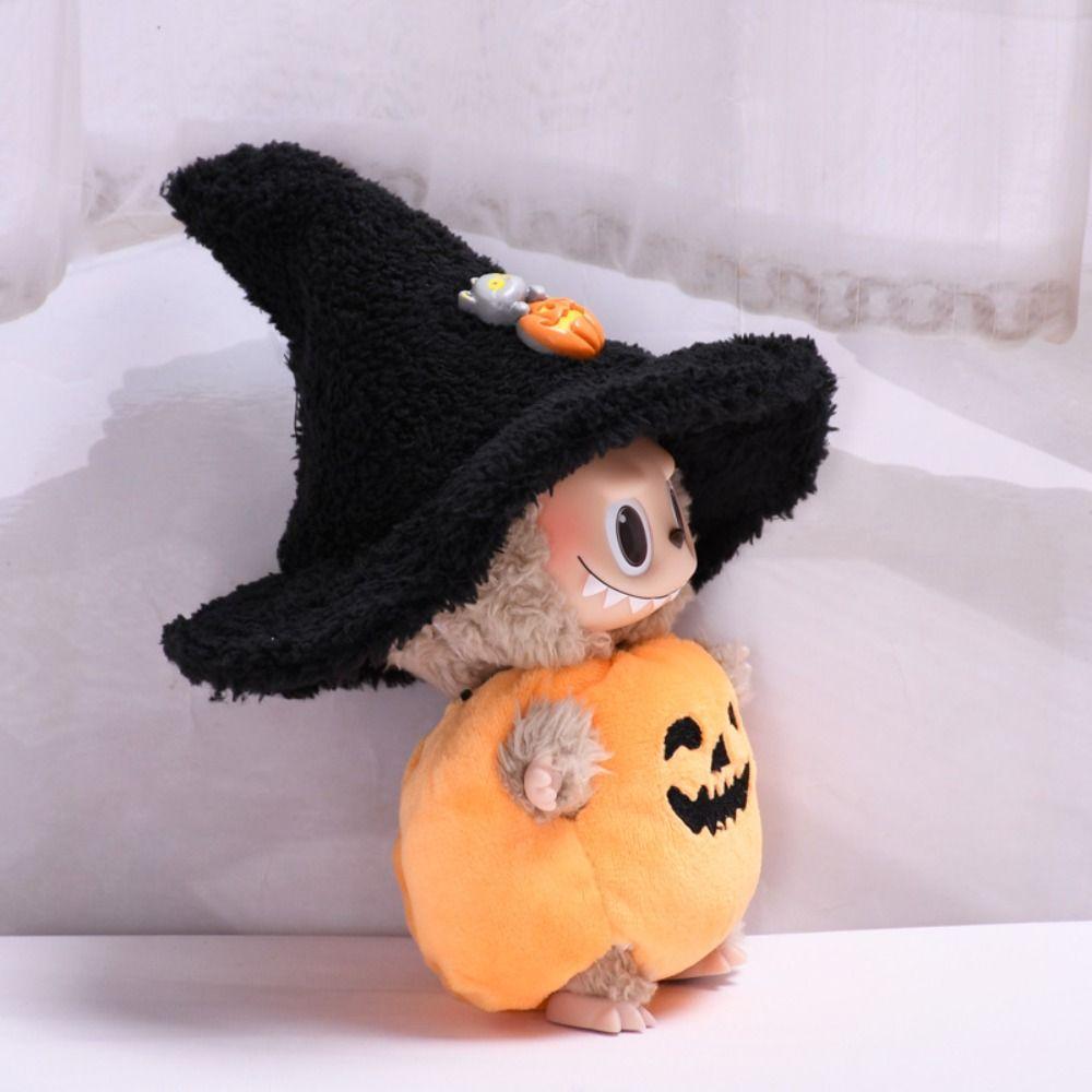 

Peaked Hat 17cm Labubu Doll s Clothes Halloween Style Bao-ao Dolls Clothes Kids Girls Toys