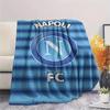 1Pc Napoli FC Print Flannel Blanket High Quality Warm Comfortable Cover for All Seasons Perfect for Gifts Home Decor