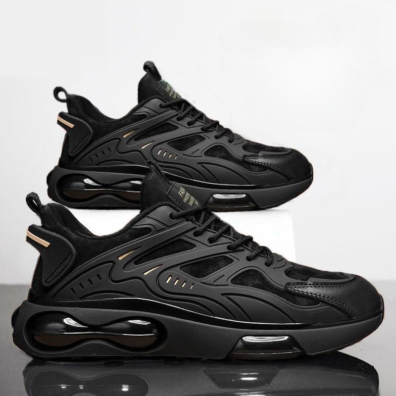 Men's Four-Season Breathable Shoes Versatile Chunky-Soled Anti-Slip Sports Casual Footwear