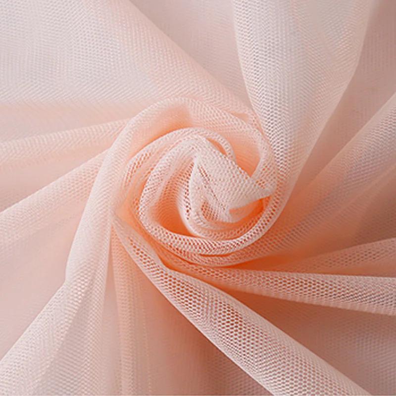 Encrypted Soft Mesh Tulle Fabric For Sewing Wedding Dress Wedding Decorations Curtains Mosquito Nets DIY Sewing Fabrics1m/5m/10m
