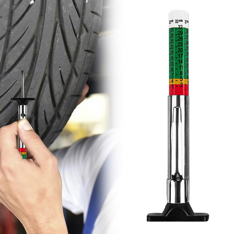 

Car Tyre Tire Tread Depth Gauge Meter Auto Tire Wear Detection Measuring Pen Pen Color Coded Digital Caliper Monitoring System Italy