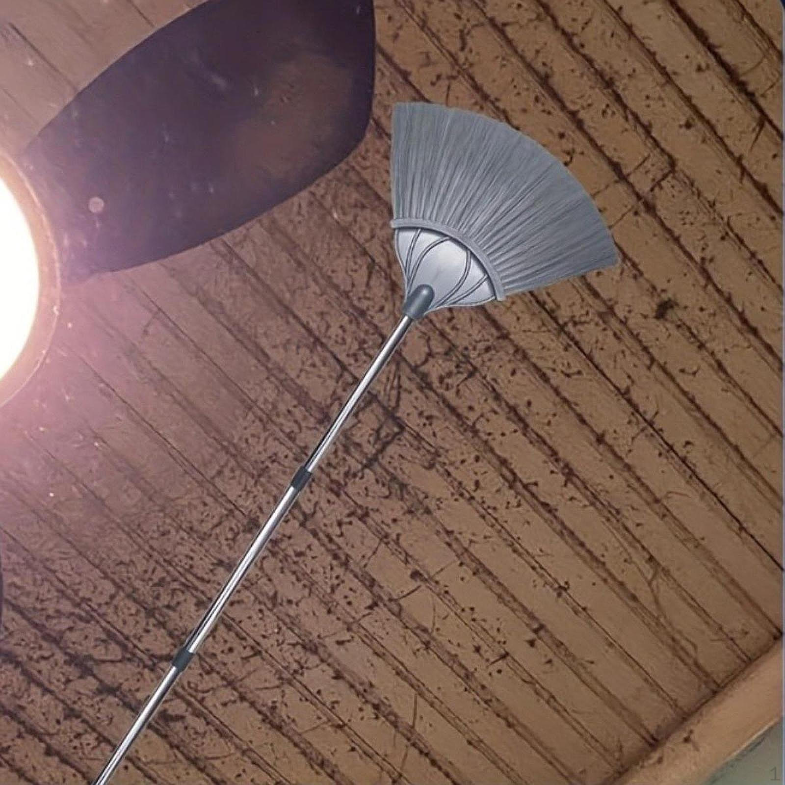 

Пылесос для удаления паутины с удлинителем, потолочный вентилятор из нержавеющей стали, легко снимается, масштабируется With Box