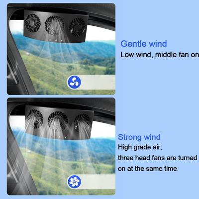 Auto Interior Radiator Three-Head Car Air Cooler USB 5V Air Circulator 4000RPM Mini Auto Ventilator for Office Car Home