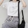Summer Women Crew Neck T-shirt Loose Casual Solid Botanical Print Short Sleeve Tee T-shirts and Long Sleeves