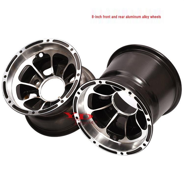 19x7.00-8 ATV Beach Tire & Rim with 18x9.5-8 Aluminum Alloy Hub