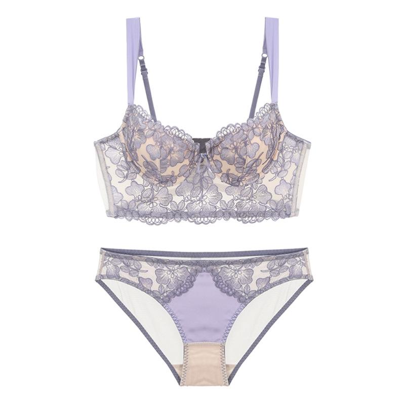 French Lace Fishbone Corset: Sexy Embroidered Camisole with Thin Bra Cups for Women
