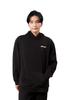 MIKASA Loose Pullover Size S Hoodie, Black, (Unisex) 2630-BKS