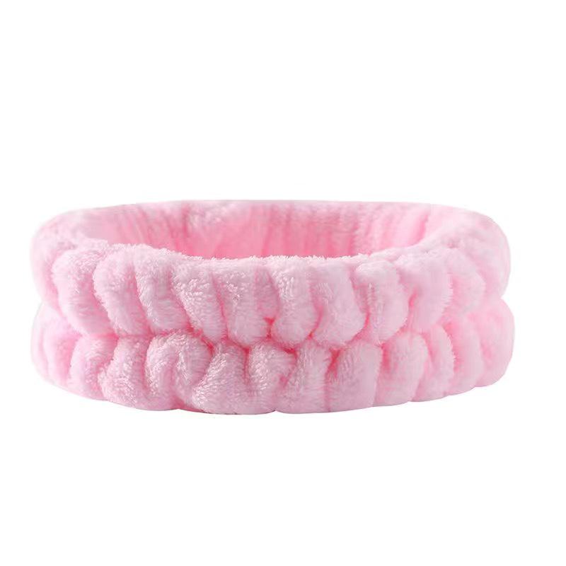 Plush Flannel Absorbent Wristbands & Splash-Proof Headband Set