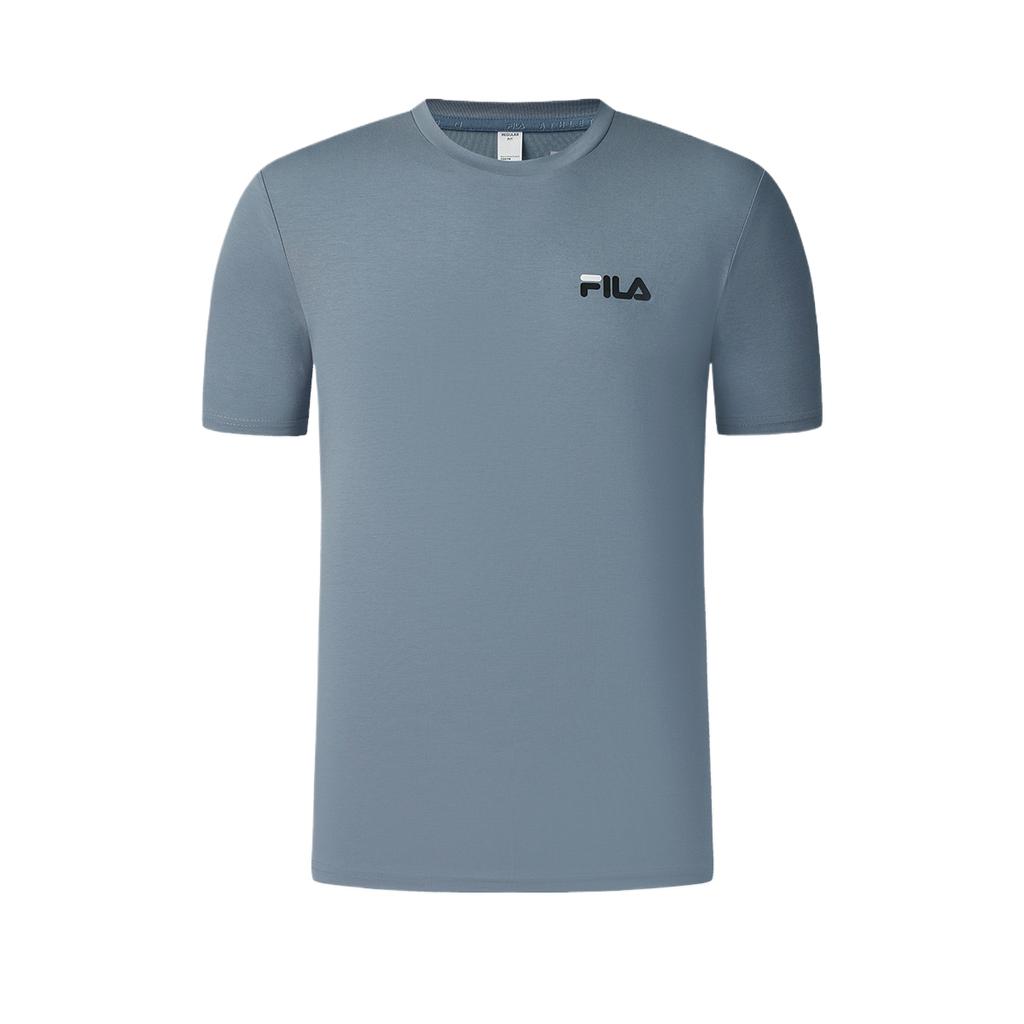 New FILA Fitness T Shirt Men's Iron Paint Blue A51M521108F-DB