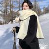 Atmospheric lock edge imitation cashmere scarf women's 2025 autumn and winter new high-end warm shawl