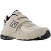 New Balance NB 2002 Abrasion Resistant Low top Kids' Running Shoes Beige Black Children Aged 3 7 Years Old PV2002PM