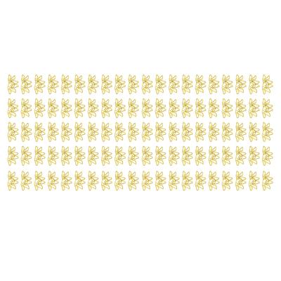 100pcs Shaped Paper Clips Flower Shape Metal Portable Office Clips for File Classification Document