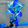 Seven-Color Rotating Pinwheel Pendant for Children's Bike or Stroller