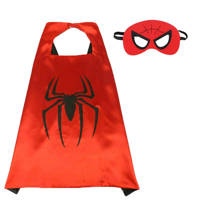 Children's Day Hero Capes: Adult Spider-Man, Superman, Captain America, Batman, Iron Man Cloaks
