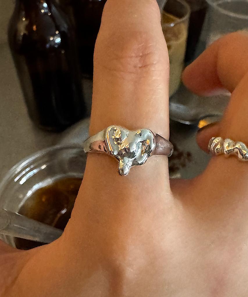 Le Chouchou Syrup Heart Ring (925 Silver) (Type A)
