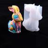 Easter Rabbit Resin Molds for DIY Art Craft Gypsum Ornament
